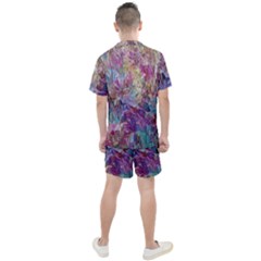 Men s Mesh T-Shirt and Shorts Set 