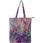 Melting patterns Double Zip Up Tote Bag