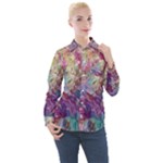 Melting patterns Women s Long Sleeve Pocket Shirt