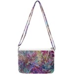 Melting patterns Double Gusset Crossbody Bag