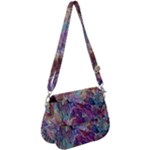 Melting patterns Saddle Handbag