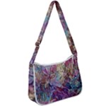 Melting patterns Zip Up Shoulder Bag