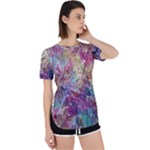 Melting patterns Perpetual Short Sleeve T-Shirt