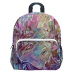 Melting patterns Kids  Age 5-10 Lightweight School Backpack with Side Pockets