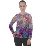 Melting patterns Women s Long Sleeve Raglan T-Shirt