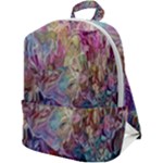 Melting patterns Zip Up Backpack