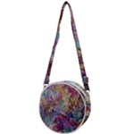 Melting patterns Crossbody Circle Bag