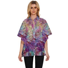 Women s Batwing Button Up Shirt 