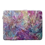 Melting patterns 15  Vertical Laptop Sleeve Case With Pocket