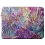 Melting patterns 17  Vertical Laptop Sleeve Case With Pocket