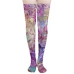 Melting patterns Thigh High Stockings