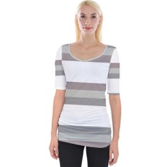 Wide Neckline T-Shirt 