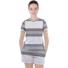 Women s Mesh T-Shirt and Shorts Set 