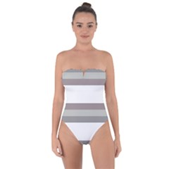 Tie Back One Piece Swimsuit 