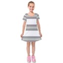 Kids  Short Sleeve Velvet Dress 