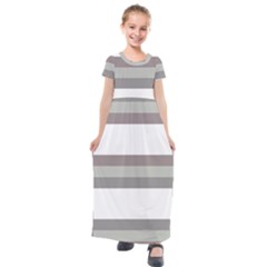 Kids  Short Sleeve Maxi Dress 