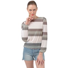 Banded Bottom Chiffon Top 