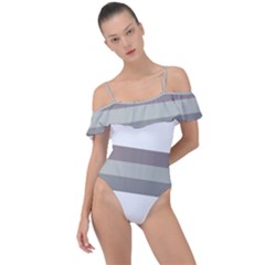 Frill Detail One Piece Swimsuit 