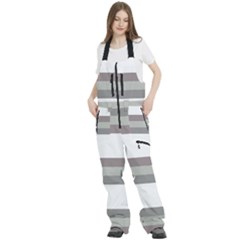 Women s Front Zip Ski And Snowboard Bib Pants 