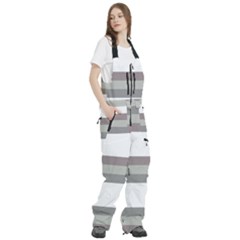 Women s Front Zip Ski And Snowboard Bib Pants 