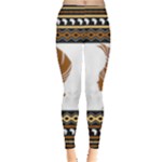 African Women Pattern Seamless Style Everyday Leggings 