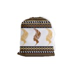 African Women Pattern Seamless Style Drawstring Pouch (Medium)