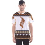 African Women Pattern Seamless Style Men s Sport Mesh T-Shirt