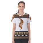 African Women Pattern Seamless Style Women s Cotton T-Shirt