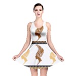 African Women Pattern Seamless Style Reversible Skater Dress