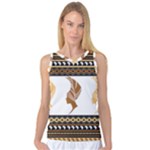 African Women Pattern Seamless Style Women s Basketball Tank Top