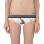 African Women Pattern Seamless Style Classic Bikini Bottoms