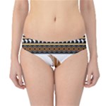 African Women Pattern Seamless Style Hipster Bikini Bottoms