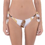 African Women Pattern Seamless Style Reversible Bikini Bottoms