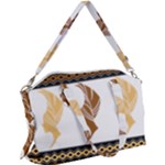 African Women Pattern Seamless Style Canvas Crossbody Bag