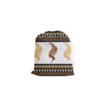 African Women Pattern Seamless Style Drawstring Pouch (XS)