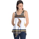 African Women Pattern Seamless Style Sleeveless Tunic