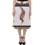 African Women Pattern Seamless Style Classic Midi Skirt