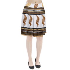 African Women Pattern Seamless Style Pleated Skirt from ArtsNow.com