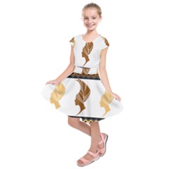 Kids  Short Sleeve Dress 