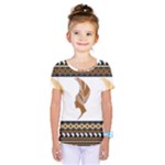 African Women Pattern Seamless Style Kids  One Piece T-Shirt