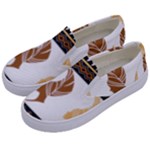 African Women Pattern Seamless Style Kids  Canvas Slip Ons