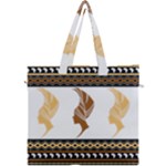 African Women Pattern Seamless Style Canvas Travel Bag