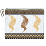 African Women Pattern Seamless Style Canvas Cosmetic Bag (XXL)