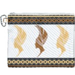 African Women Pattern Seamless Style Canvas Cosmetic Bag (XXXL)