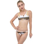 African Women Pattern Seamless Style The Little Details Bikini Set