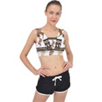 African Women Pattern Seamless Style V-Back Sports Bra