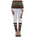 African Women Pattern Seamless Style Lightweight Velour Leggings