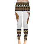 African Women Pattern Seamless Style Inside Out Leggings