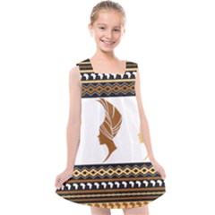 Kids  Cross Back Dress 