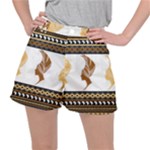 African Women Pattern Seamless Style Women s Ripstop Shorts